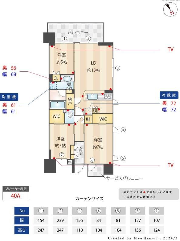 シティハウス西新ステーションコートの間取り