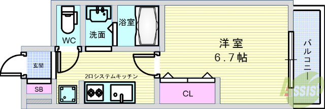 PARK HILLS池田Lienの間取り