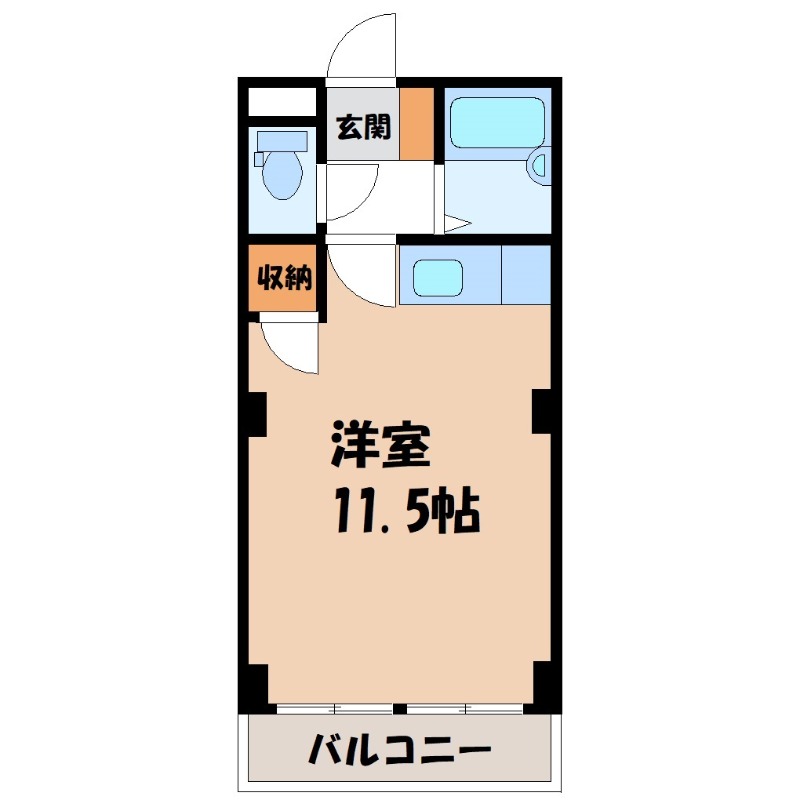 寿ハイツ 1号棟の間取り