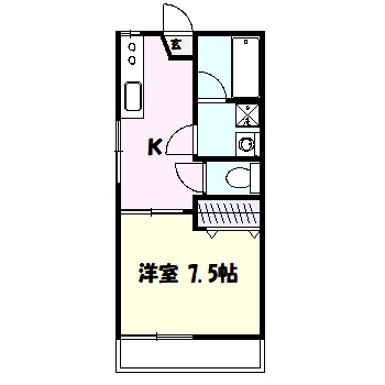 神奈川県川崎市高津区末長１（アパート）の賃貸物件の間取り