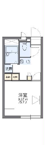 レオパレス中之谷Iの間取り