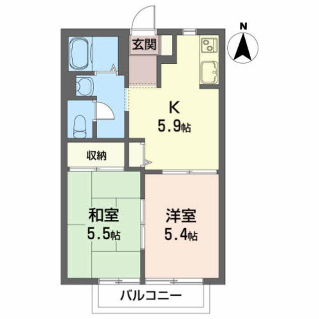 ロイヤルバレー　Ａの間取り