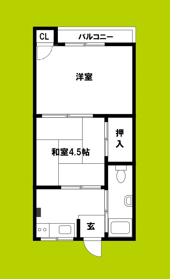 山栄マンションの間取り