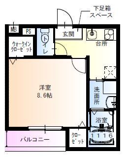 フジパレス高井田本通の間取り