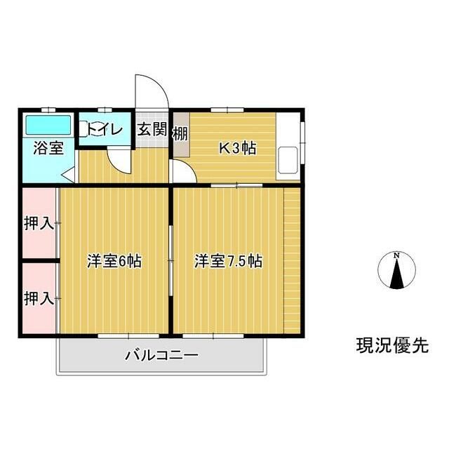 福寿荘の間取り