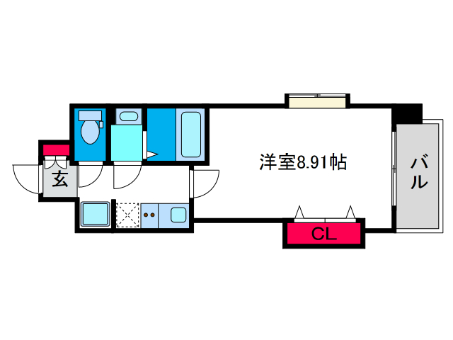 Luxe難波西IIの間取り