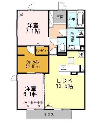 ヴィルドミール・ラシュレの間取り