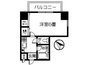 【トーカンキャステール交通局前の間取り】