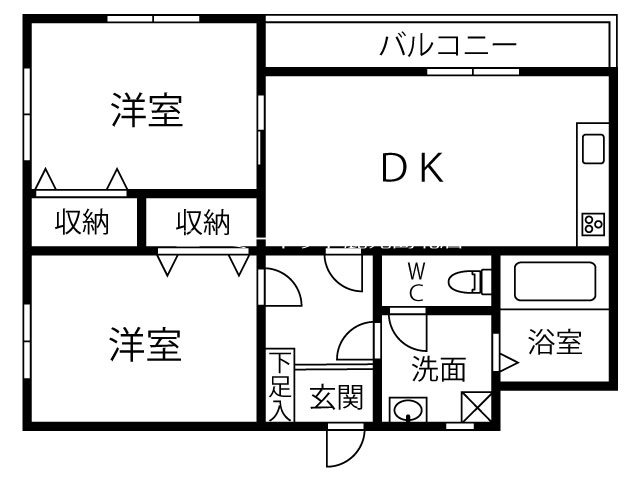 アムールFの間取り