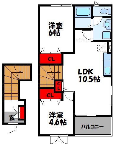 サンシャイン末次IIの間取り