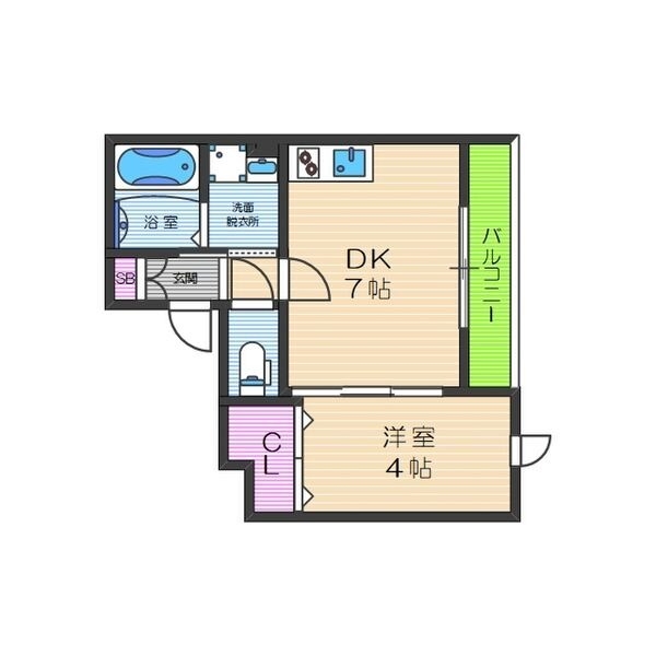 THE GARNET SUITE RESIDENCE京大前EASTの間取り