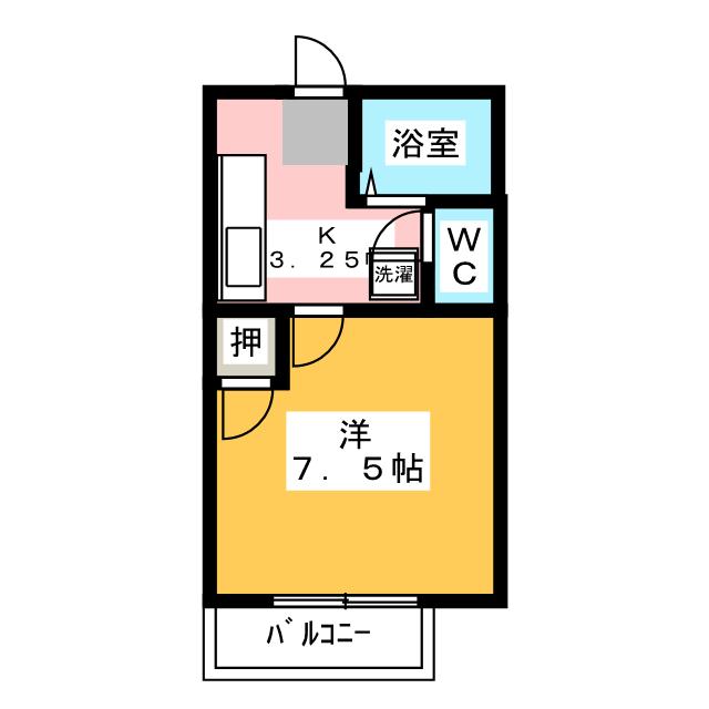 グリーンヒルズ　Ｂ棟の間取り