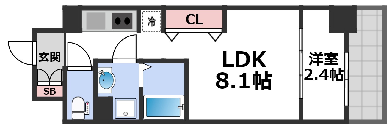 リアライズ鶴橋東IIの間取り