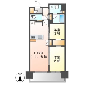 ローレルアイ名駅東の間取り