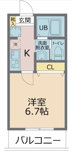 【さいたま市北区櫛引町のアパートの間取り】