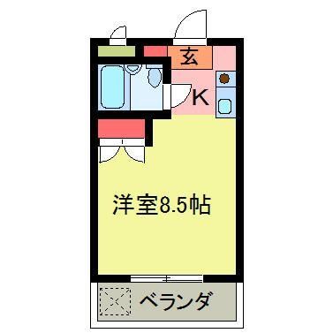 鶴ヶ島市脚折町のマンションの間取り