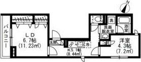 【練馬区石神井町のマンションの間取り】