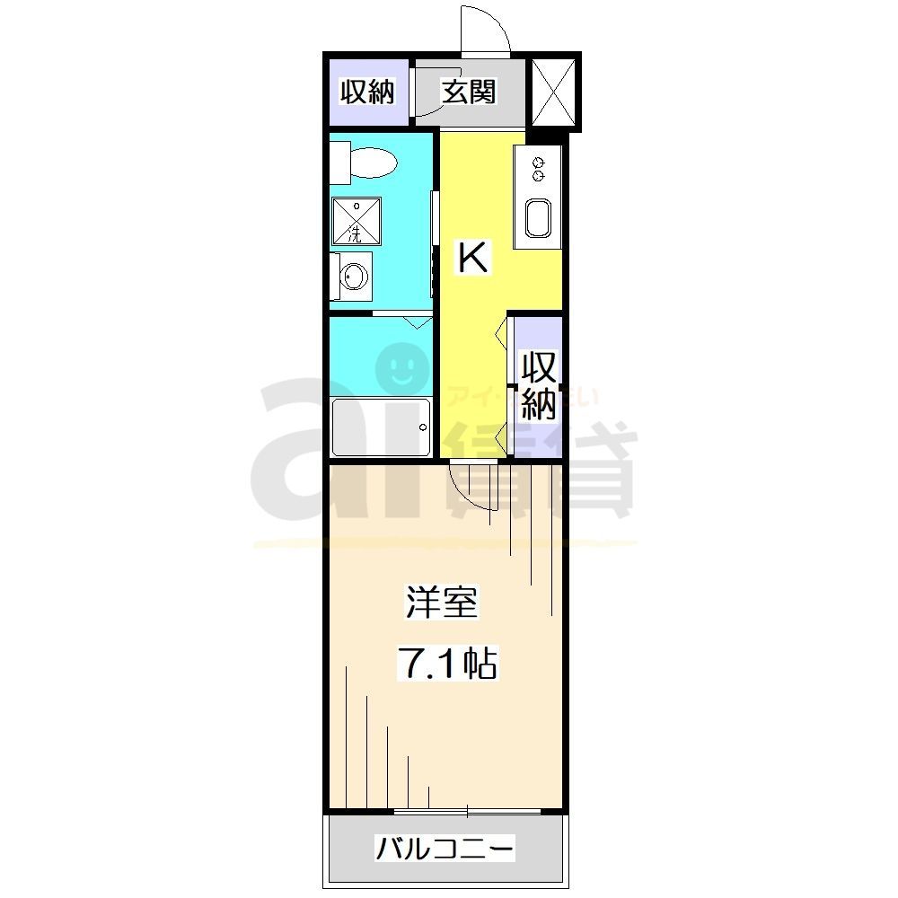 練馬区東大泉のマンションの間取り