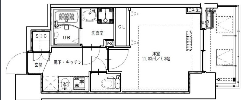 ファーストフィオーレ九条IIIの間取り