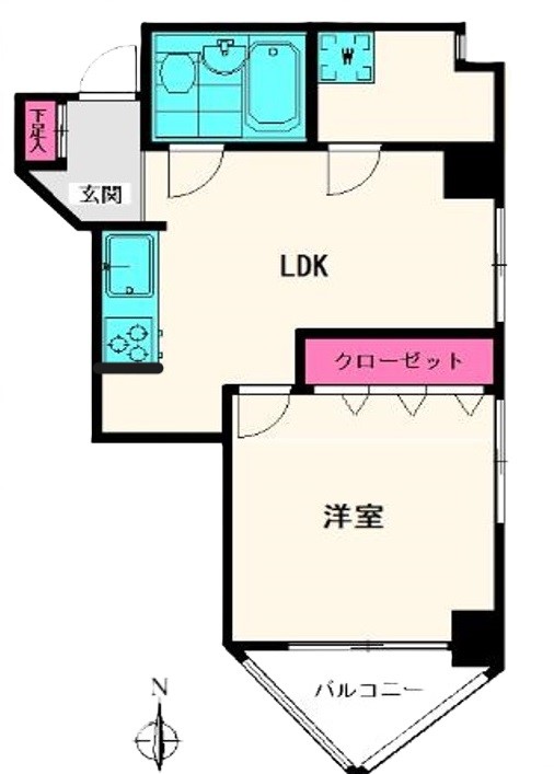 梅里大同マンションの間取り