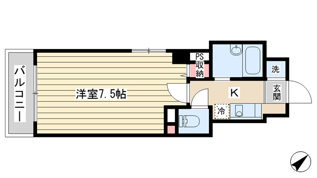 聖マンションの間取り