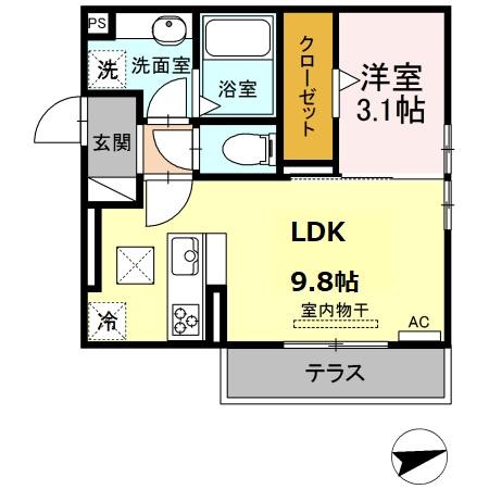 グランシャリオ芦原の間取り