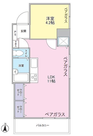 パラスト品川の間取り