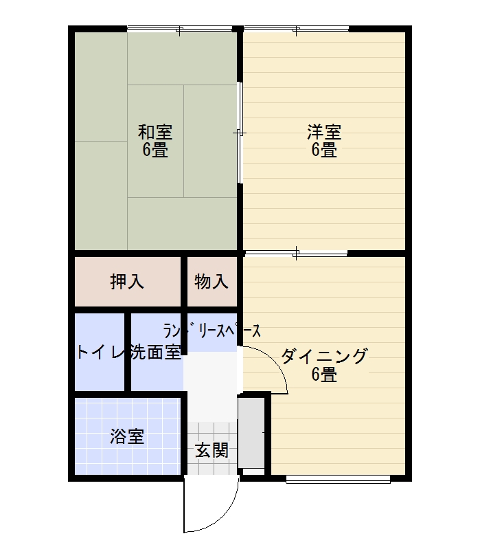 アルジェント川棚の間取り