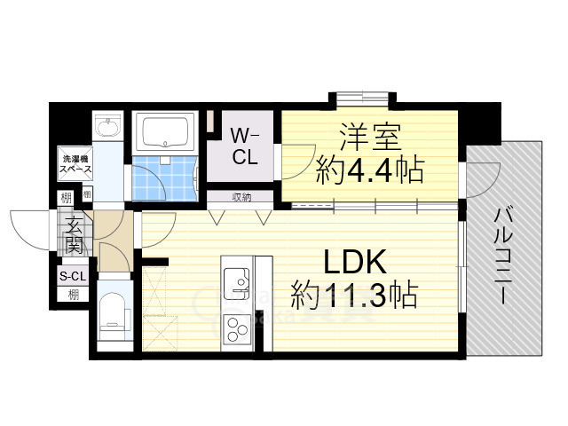 TOP COURT都島の間取り