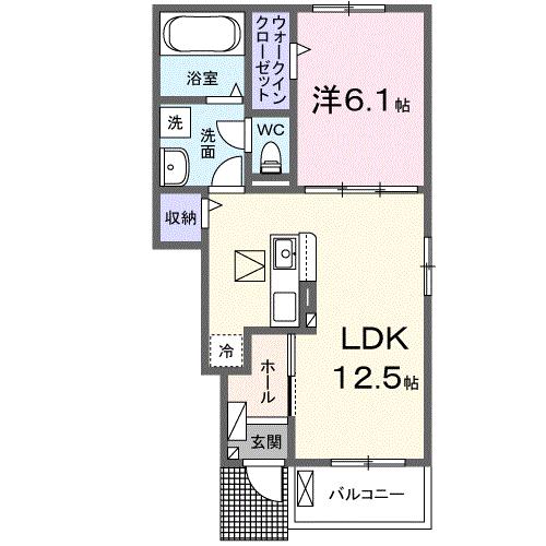 ルシア　IIの間取り