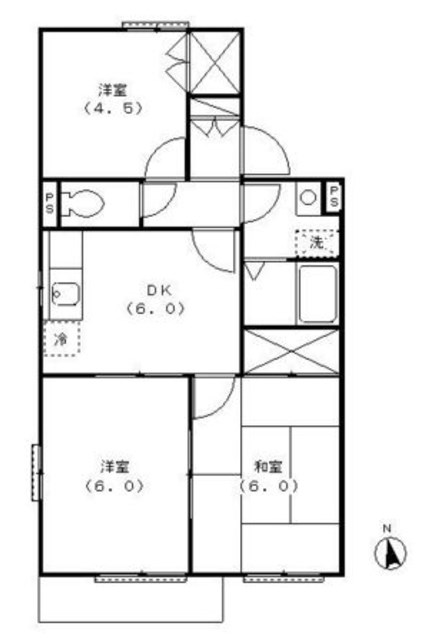 グランドール・コスモの間取り