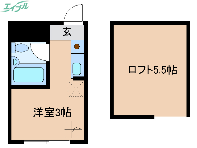 プレジール一志の間取り