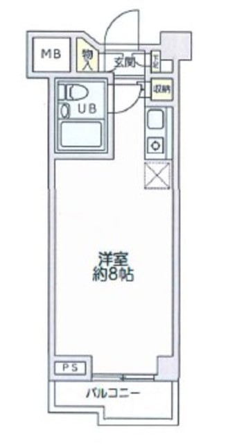 三越ゼームス坂マンションの間取り