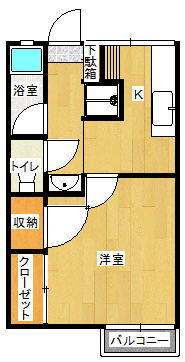 ドミール新須賀の間取り