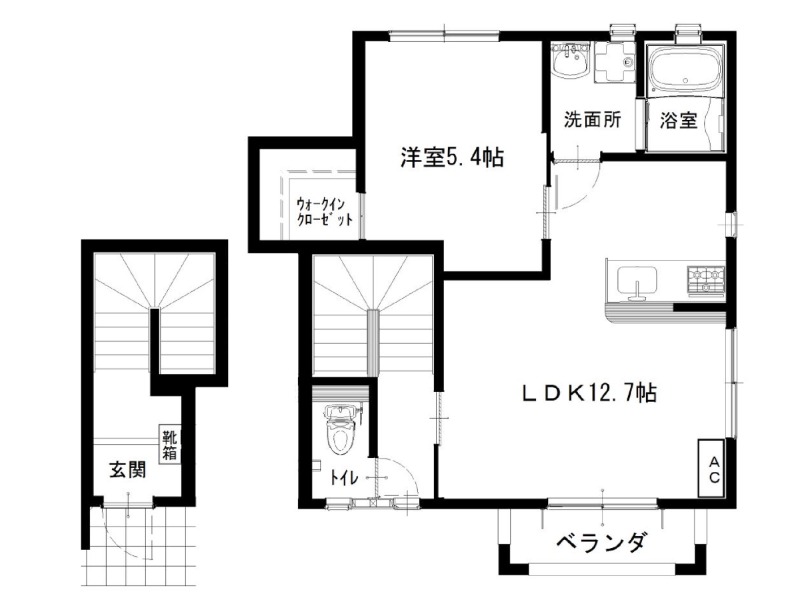 ハイドコート２号地の間取り