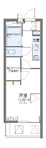 レオパレスＫａｎａｔａの間取り