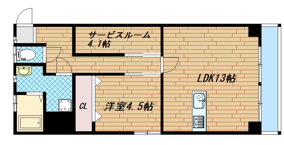 ファミール松竹の間取り