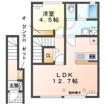 クレアメゾンA棟の間取り