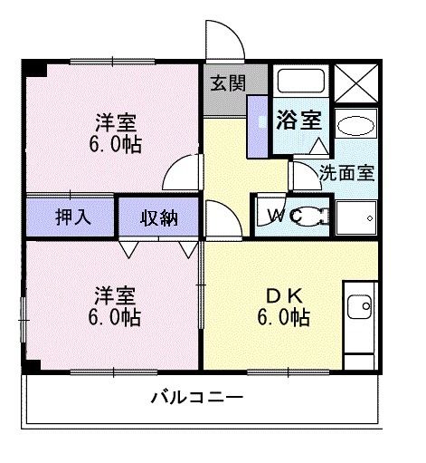 ラフィネ湘南の間取り