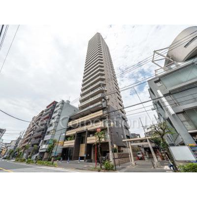 【プライムアーバン新宿夏目坂タワーレジデンスの建物外観】