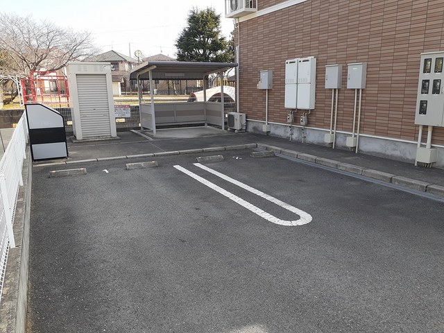 【赤穂市中広のアパートの駐車場】