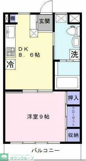 さいたま市緑区大字中尾のマンションの間取り