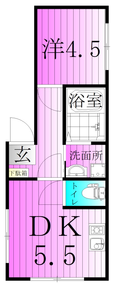 フジハイツの間取り