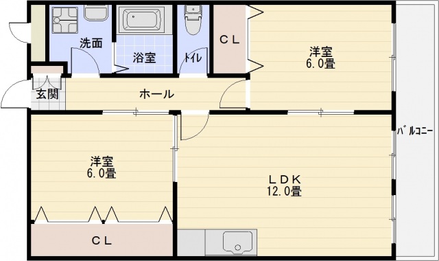 サングレイスの間取り