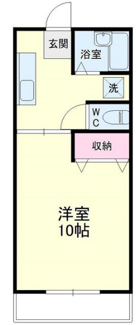 浜松市中央区葵東のアパートの間取り