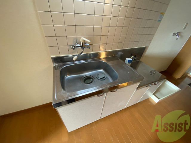 キッチン　キッチンは料理をする場所もしっかりあっていいですね！