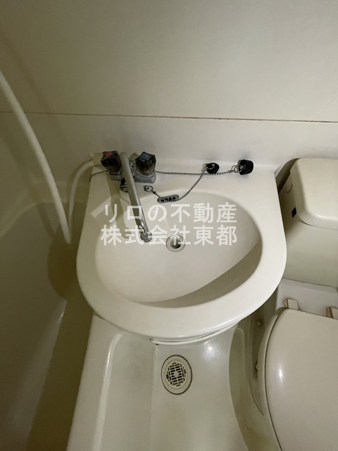 洗面設備　洗面ボウルと鏡もございます☆