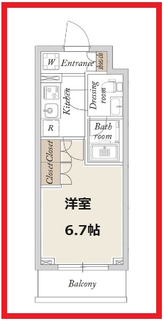 ラドゥセール高砂の間取り