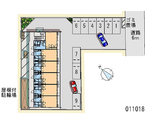 駐車場　敷地内に駐車場ございます。