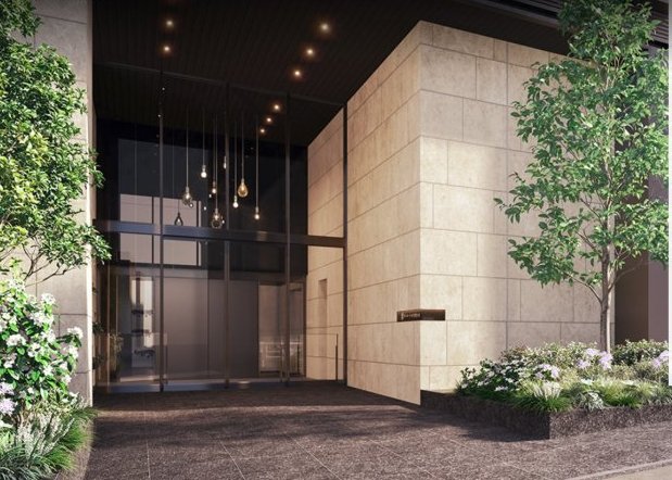 エントランス　落ち着いたエントランスです